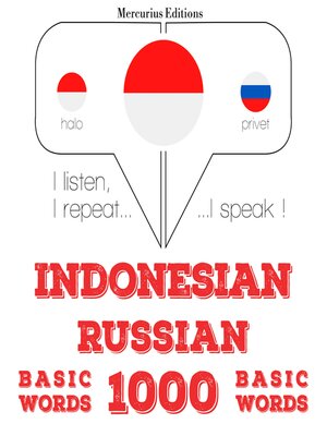 cover image of 1000 kata-kata penting di Rusia